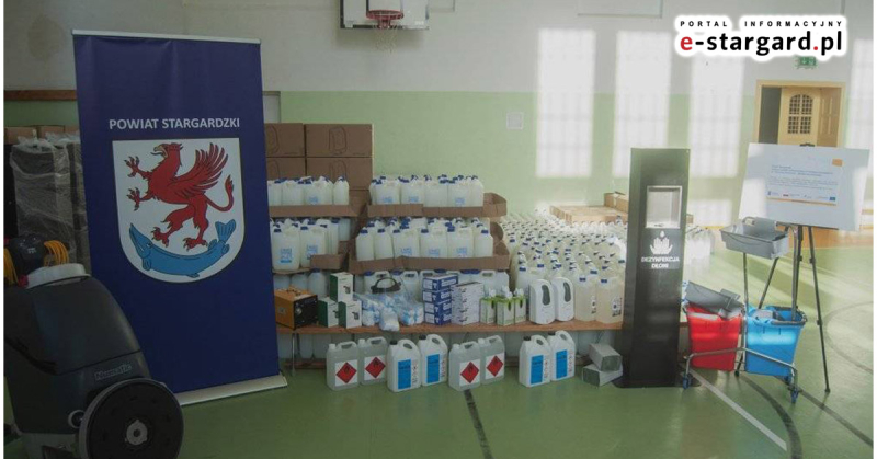 Dodatkowe partie sprzętu i środków ochrony sanitarnej dla szkół- dzięki oszczędnościom przy okazji zakupów