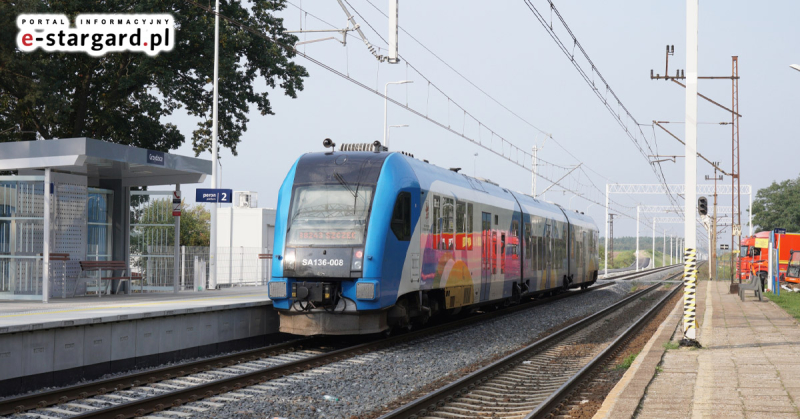Nowe perony między Szczecinem a Stargardem zachęcają do podróży koleją