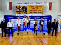 Nikola Piechocka na podium Mistrzostw Polski Młodziczek