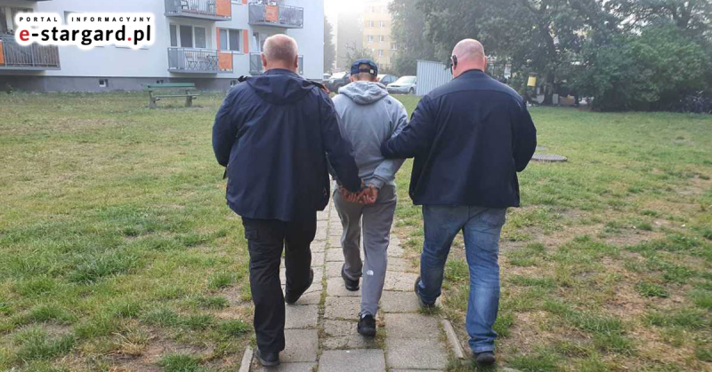 Poszukiwany 5 listami gończymi zatrzymany przez stargardzkich policjantów na terenie Świnoujścia