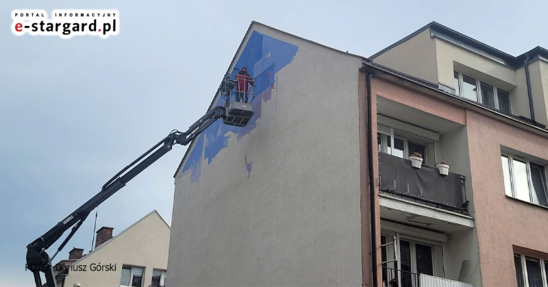 Przy Złotników powstaje mural. Nie tylko piękny, ale też ekologiczny