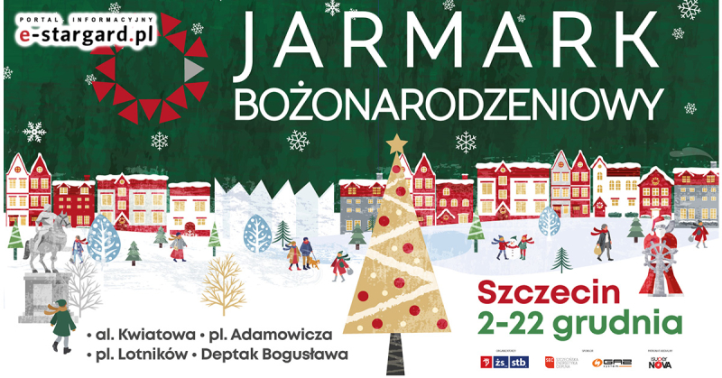 Szczeciński Jarmark Bożonarodzeniowy ? 3 place i deptak