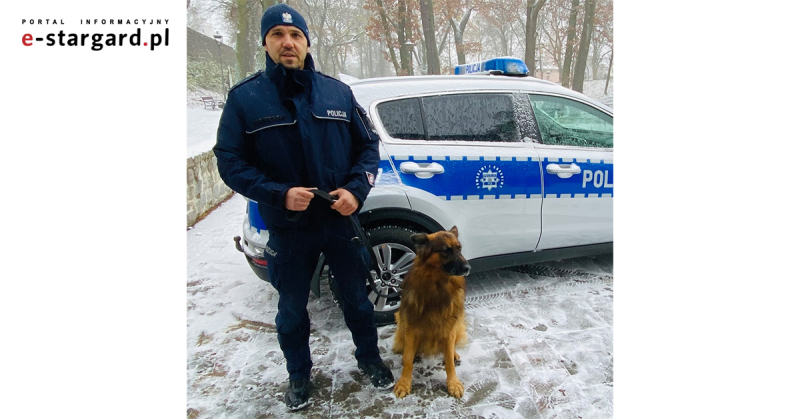 Kali- policyjny pies służbowy odnalazł skradzione mienie tuż po przestępstwie