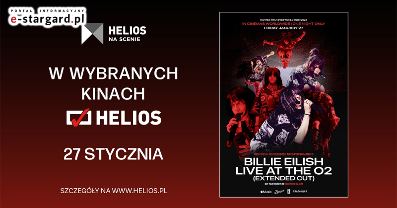 Helios prezentuje wyjątkowy koncert ?Billie Eilish: Live at the O2 (Extended Cut)?