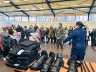 Niewybuch na terenie szkoły, ewakuacja- ćwiczenia sztabowe z udziałem stargardzkich policjantów