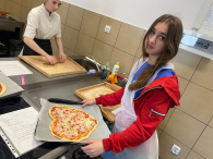 Warsztaty gastronomiczne ,, Kuchnia włoska – pizza’’ w ZS 5