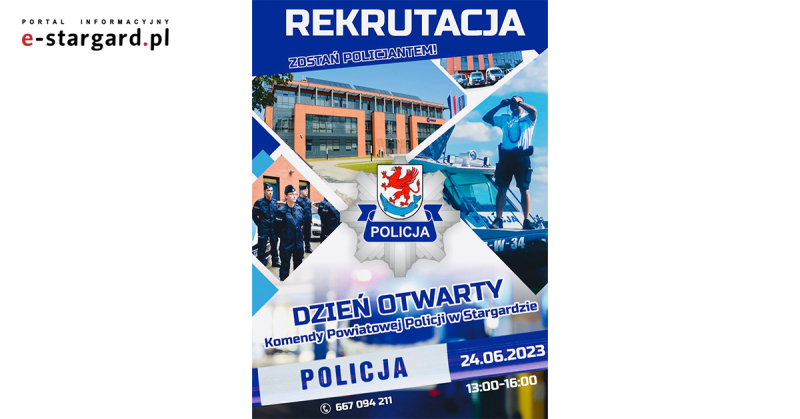 KPP: Nabór do służby w Policji! Zapraszamy kandydatów na Dzień Otwarty do stargardzkiej komendy!