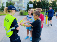 Bezpieczna droga do szkoły pod czujnym okiem policjantów