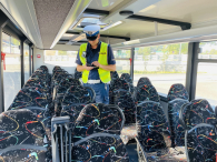 Autobusem bezpiecznie do szkoły- policjanci kontrolują pojazdy przewożące dzieci