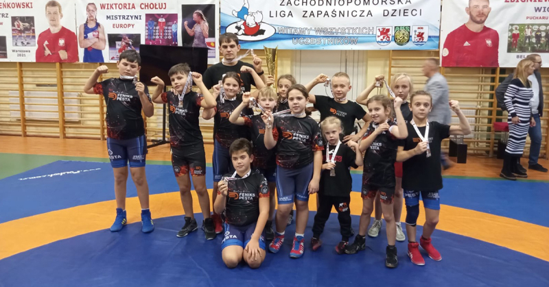 Sukcesy w Zachodniopomorskiej Lidze Zapaśniczej dzieci i Młodzieżowym Pucharze Polski