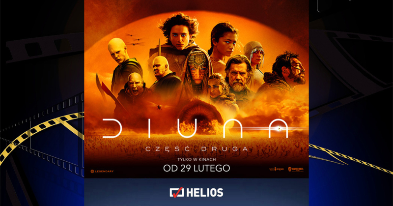 Wyczekiwana megaprodukcja  „Diuna: Część druga” na ekranach Heliosa