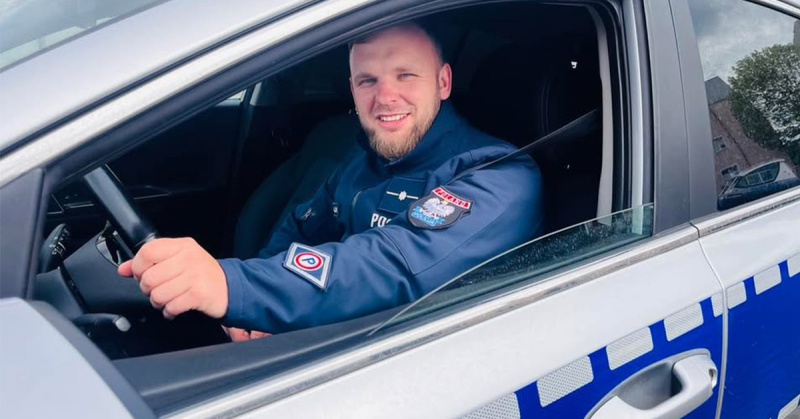 Będąc na wolnym pokazał, że policjant reaguje zawsze, nawet poza służbą
