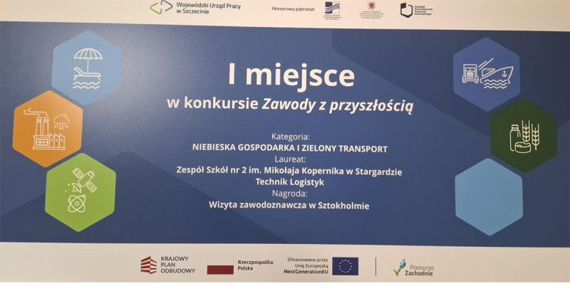 Szczecińska "Gala Festiwal Zawodów" i zwycięstwo logistyków ZS nr 2