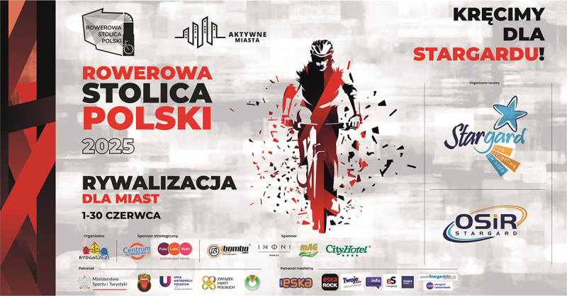 Rowerowa Stolica Polski 2025 – Stargard walczy o Top 10