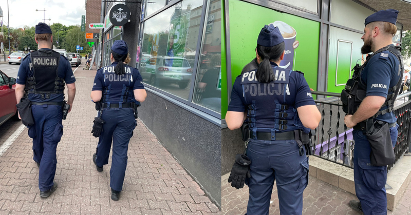 Patrole piesze na terenie Stargardu – wzmożone działania prewencyjne
