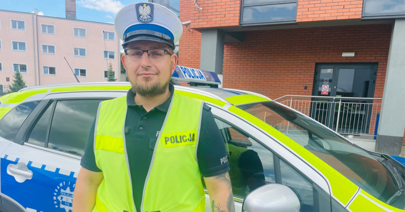 Nie dał złodziejowi żadnych szans – policjant czujny nawet poza służbą