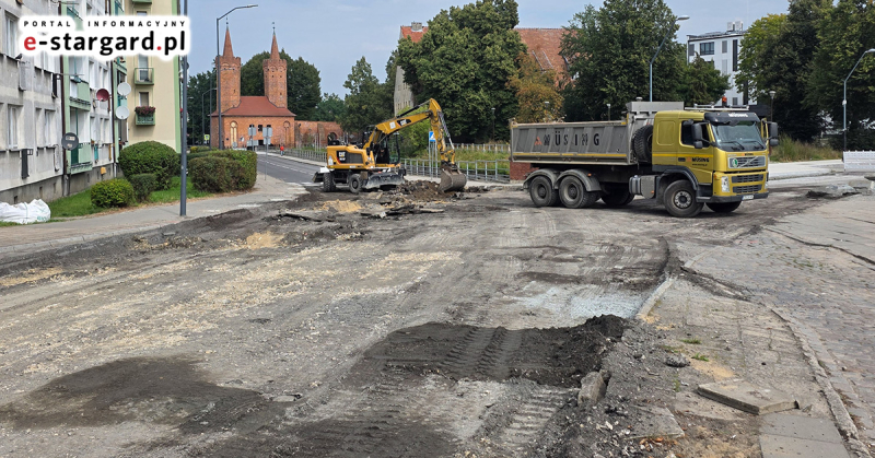 Ulica Chrobrego w remoncie. Sprawdziliśmy postęp prac