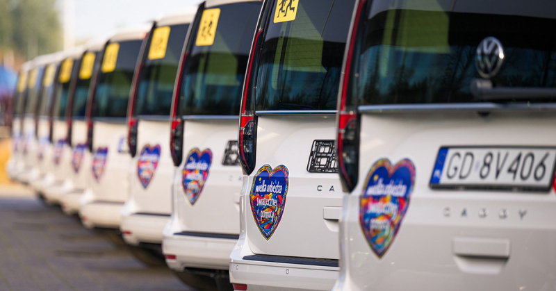 WOŚP przekazała 38 samochodów dla 23 hospicjów z całej Polski