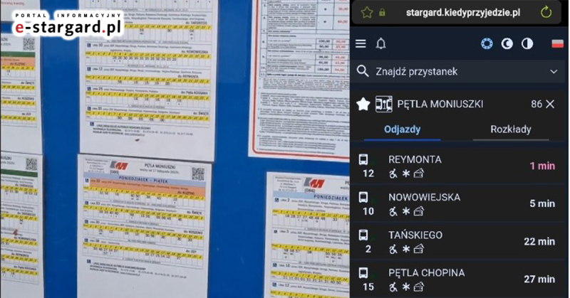 Kody QR na przystankach w Stargardzie. Sprawdź, kiedy naprawdę przyjedzie autobus