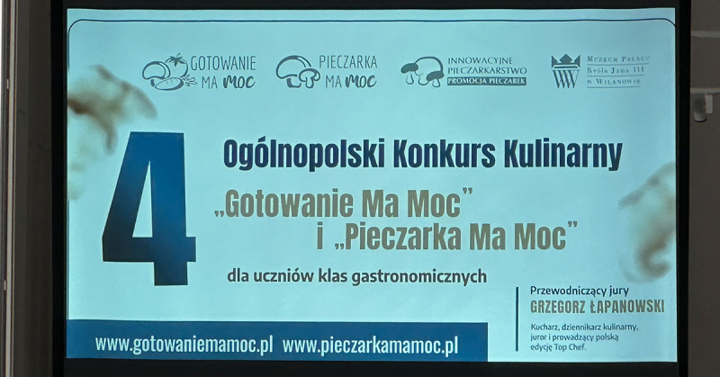 "Gotowanie ma moc -Pieczarka ma moc" - Kucharze z ZS 5 TEŻ!!