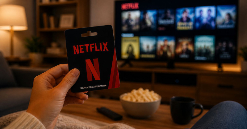 Kino domowe na wyciągnięcie ręki. Dlaczego karta podarunkowa Netflix to prezent idealny dla każdego?