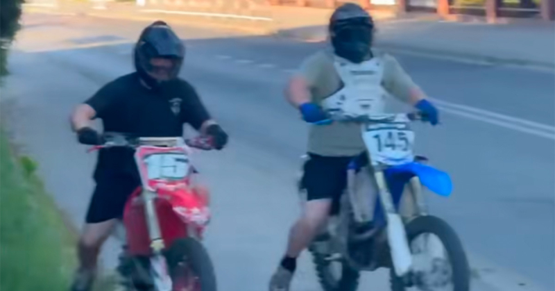 Agresywne zachowanie motocyklistów. Sprawcy ustaleni przez stargardzkich policjantów
