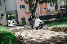 Starówka – chodnik w remoncie