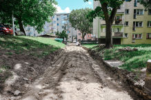 Starówka – chodnik w remoncie