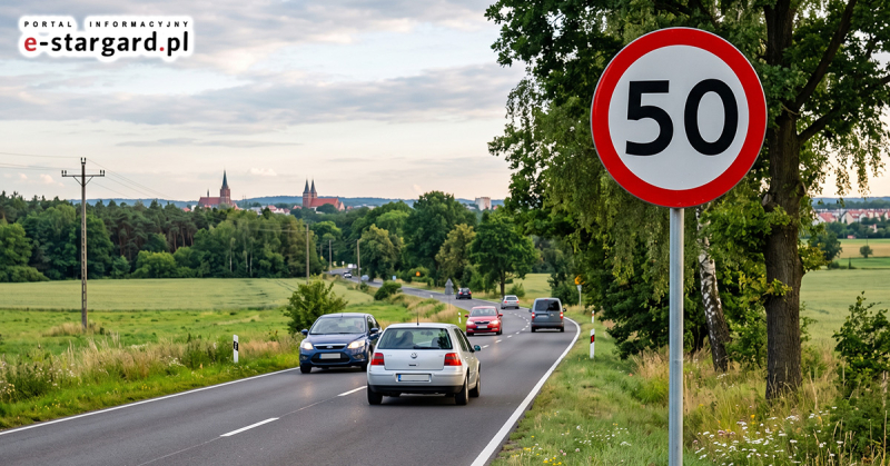 Niebezpiecznie na DK10 koło Tychowa. Radna apeluje o zwolnienie do 50 km/h przed ukończeniem S10