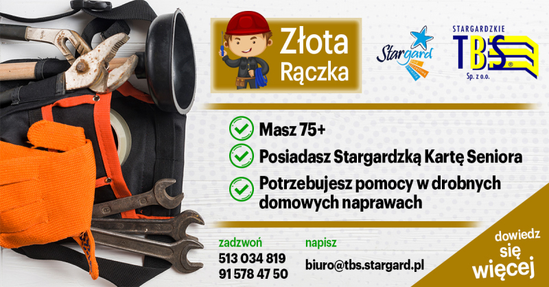 „Złota Rączka” w Stargardzie. 57 napraw wykonanych dla seniorów w 2025 roku