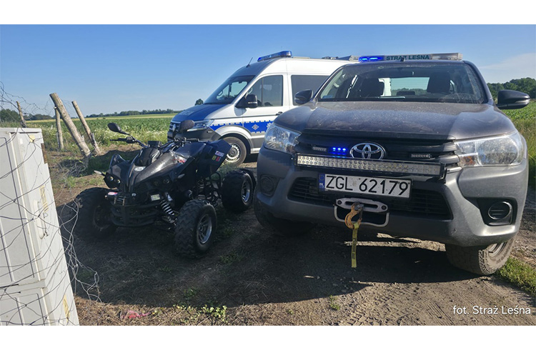 Nieudana ucieczka 17-latka na quadzie